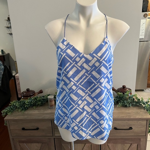 Buckhead betties blue and white tank - Picture 1 of 3